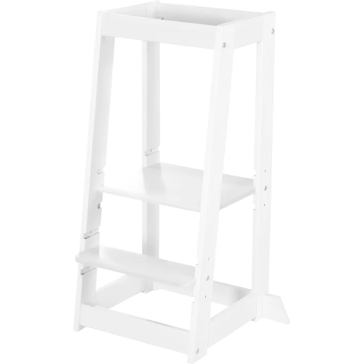 roba Lernturm 'Monti Step' nach Montessori - Sicherer Tritthocker für Kinder - Ideal als Küchenhelfer - Bis 80 kg belastbar - FSC®-zertifiziertem Holz - Weiß – Bild 7