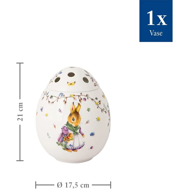 Villeroy & Boch Spring Fantasy Ei-Vase ø 17,5 cm Emma und Paul – Bild 3