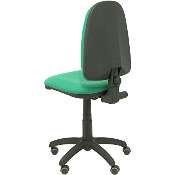 PIQUERAS Y CRESPO Modell 04CP Ergonomischer Bürostuhl mit Permanentkontaktmechanik, höhenverstellbar und räder parkett Sitz und Rücken gepolstert in Stoff BALI grün – Bild 8