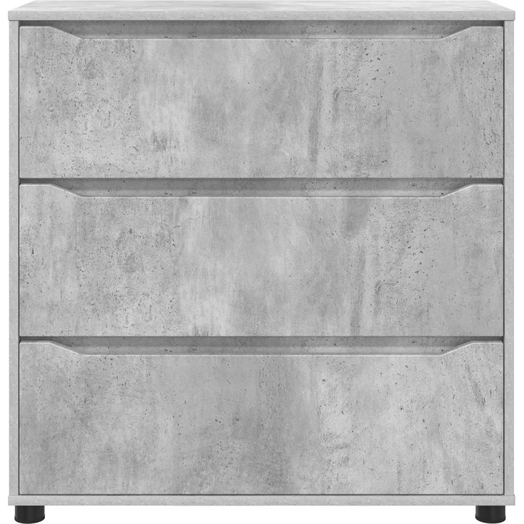 vidaXL Aufbewahrungsschrank 80 x 31 x 81 cm Holzwerkstoff Betongrau 888850 – Bild 8