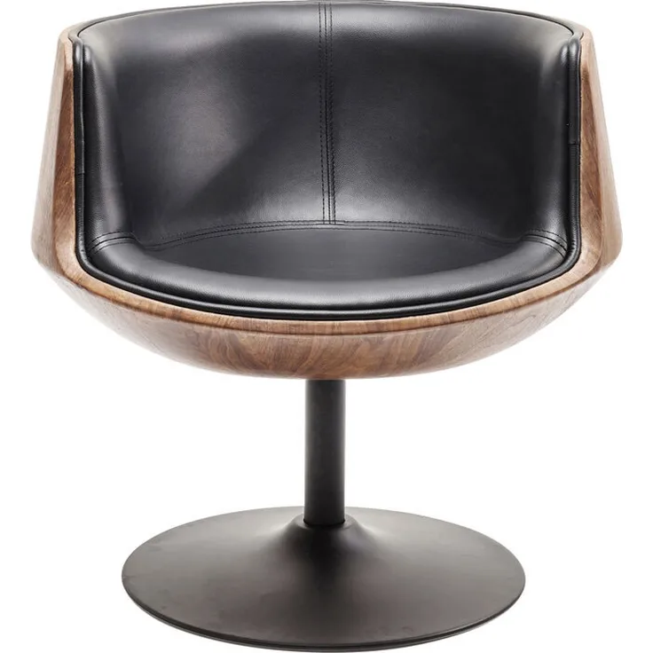 KARE Design Drehstuhl Club Walnut 82994