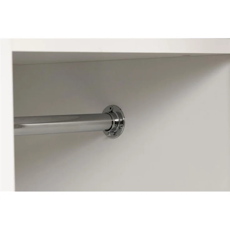 Kleiderschrank, weiß, 120 x 177 x 52 cm – Bild 7