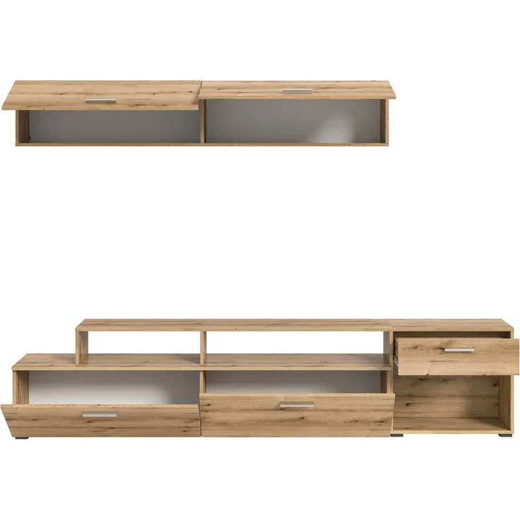 Wohnwand Race - Evoke Oak – Bild 3