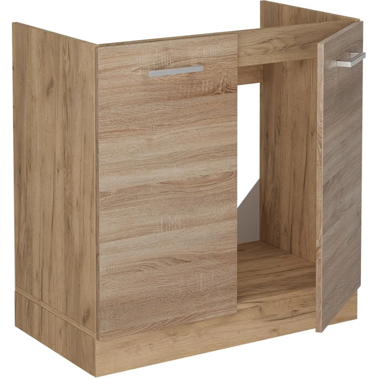 Spülenunterschrank R-Line Sonoma 80 cm , AP Anthrazit Vicco – Bild 5