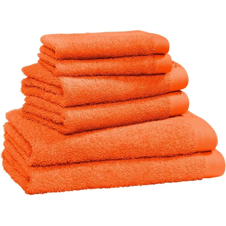 s.Oliver Handtuch Set s.Oliver, Premium Qualität, 600 gr/m², Walkfrottier (Set, 6-St), 2 Gästetücher 30x50, 2 Handtücher 50x100, 2 Duschtücher 70x140