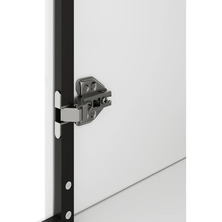 Eckvitrine 40 x 40 x 160 cm mit Glasfront, Stauraum und App-gesteuerter LED-Beleuchtung – Bild 10