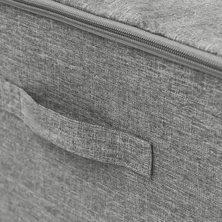 vidaXL Aufbewahrungsboxen 2 Stk. Stoff 43x34x23 cm Grau 332910 – Bild 5