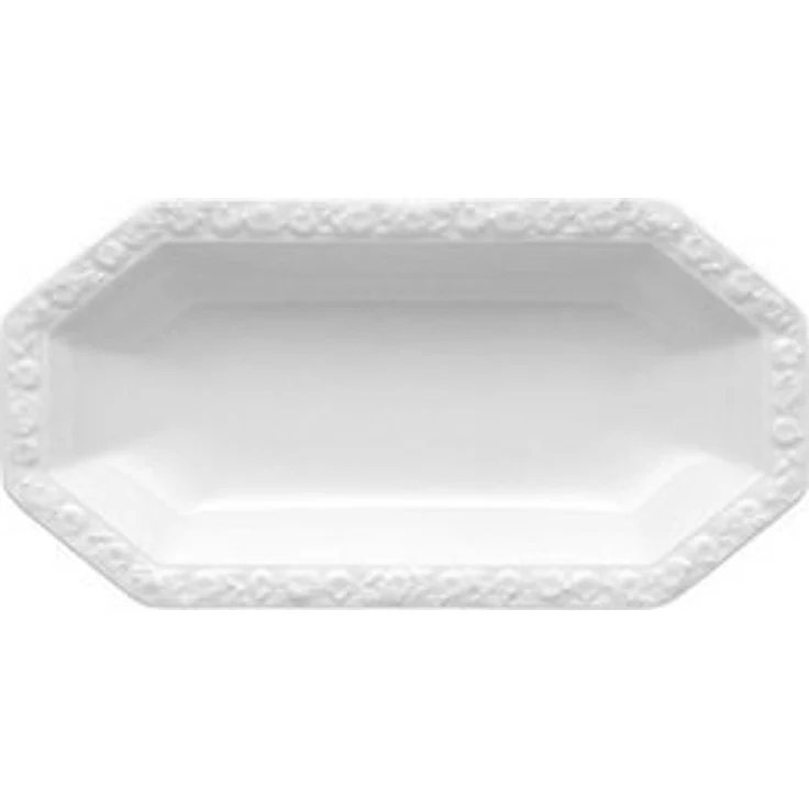 Rosenthal Servierplatte Maria Weiss Beilagenplatte 25,5 x 13 cm, Porzellan, (Beilagenplatten), Platten – Bild 4