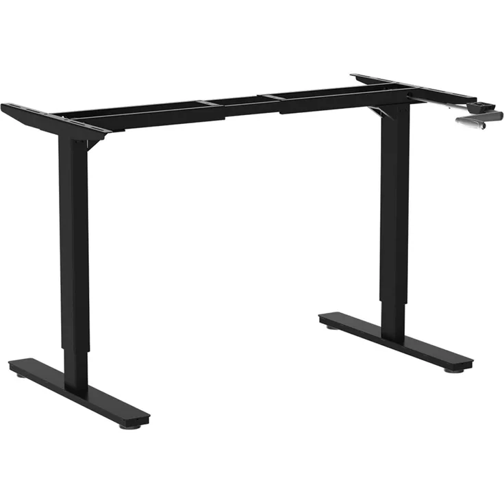 Ergotopia Schreibtisch Desktopia Budget höhenverstellbarer Schreibtisch, Höhenverstellbarkeit durch Kurbel