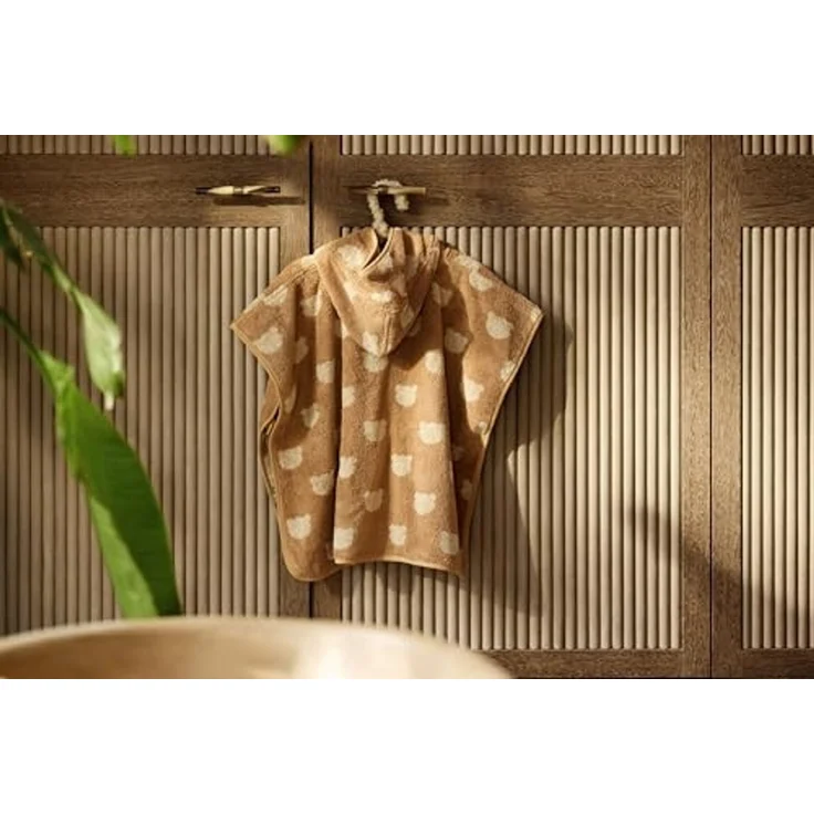 Jollein Badeponcho Kinder und Baby – Jacquard, Teddy Bear – 100% Baumwolle – Frottee – OEKO-TEX Zertifiziert – Poncho Handtuch – Badeponcho Baby für Mädchen und Jungen – Bild 7