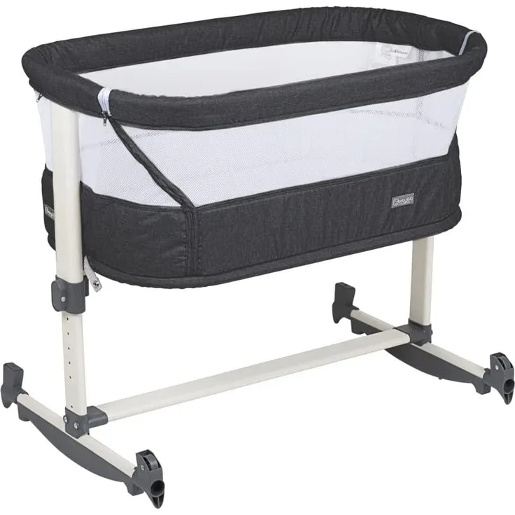 BabyGo Vivaldi Wiege Beistellbett black - gold