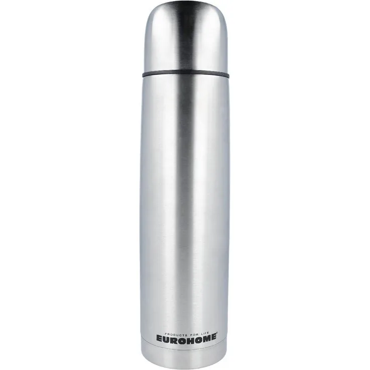 EUROHOME Isolierflasche Edelstahl Isolierflasche Rostfrei mit Satin-Finish, Thermobecher Kaffee - Trinkflasche mit Trinkdeckel