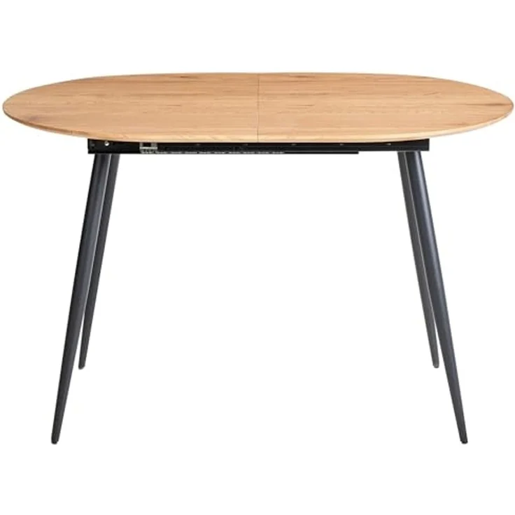 Ausziehbarer Esstisch CLAVET Hellbraun 120 160 cm 80 cm – Bild 5