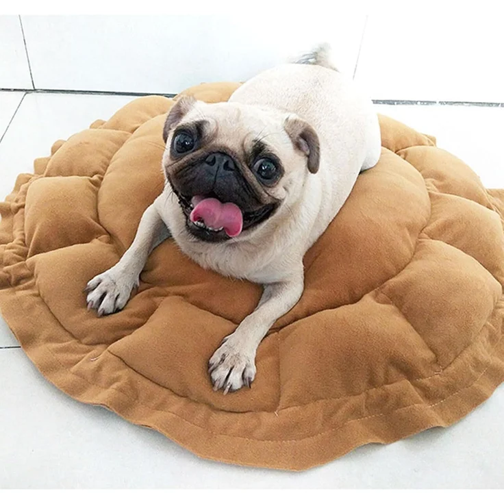 1 Stück – Warmes Haustierbett mit Kordelzug, waschbar, weich, winddicht, für kleine Hunde & Katzen (55 cm) – Bild 4