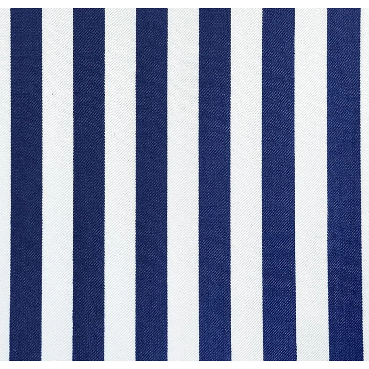 ERST-HOLZ Gartenliege Holz-Liegestuhl Sonnenliege Strandliege mit Stofffarbe Blau/Weiß – Bild 6