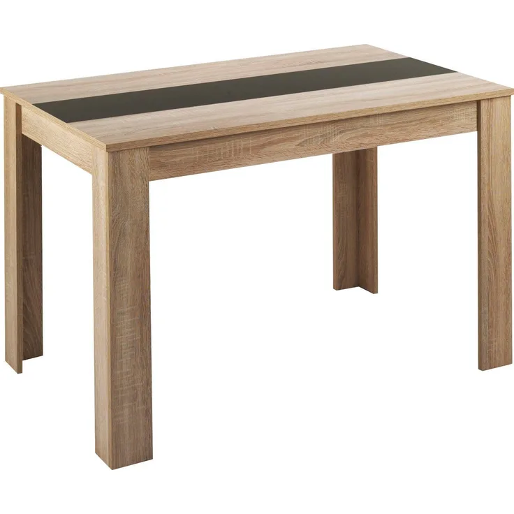 Homexperts 'NICO' Esstisch, Holzwerkstoff Spanplatte Sonoma Eiche, B 120 x H 75 x T 80 cm