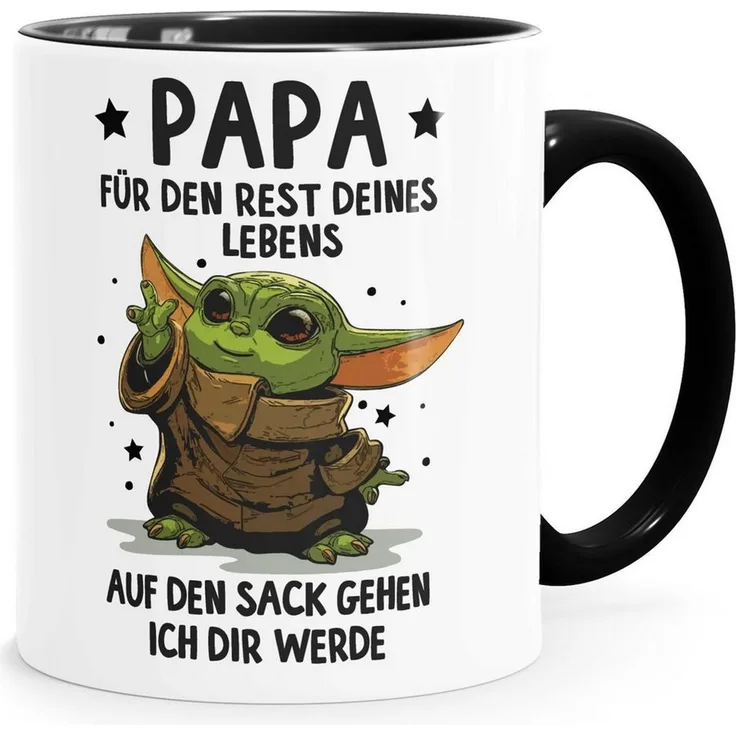 MoonWorks Tasse Tasse Geschenk Papa Sprüche Geschenkidee Vatertag Lustig Motiv, Keramik