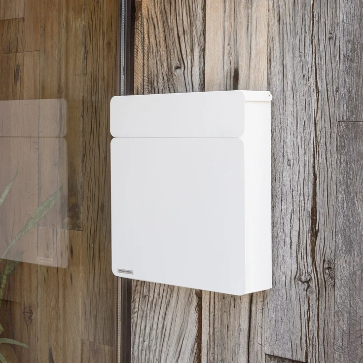 Spinder Design Briefkasten Inbox Weiß – Bild 7