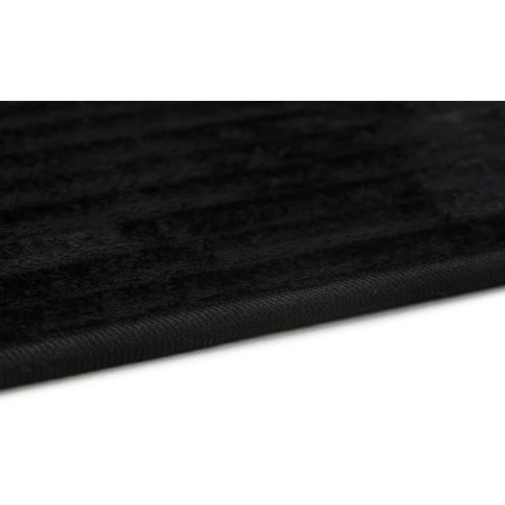 Gözze Badematte Berlin, Höhe 7 mm, rutschhemmend beschichtet, fußbodenheizungsgeeignet, Polyester, rechteckig, Badteppich, Uni Farben, Cord Optik, waschbar – Bild 3