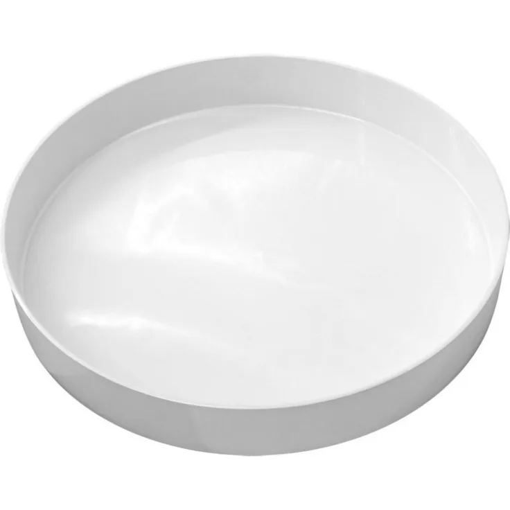 Spetebo Tablett Kerzentablett rund Dekotablett - 25 cm, Kunststoff, (Anzahl, 1-tlg, Stück), Vielseitig einsetzbar