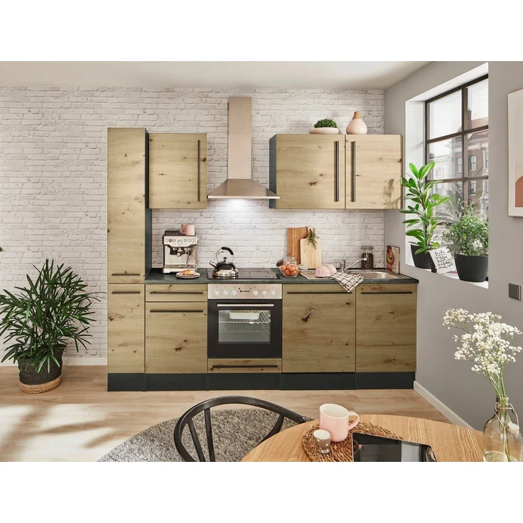 BASIC by Balculina Küchenzeile Jazz, Breite 250 cm, wahlweise mit E-Geräten – Bild 3