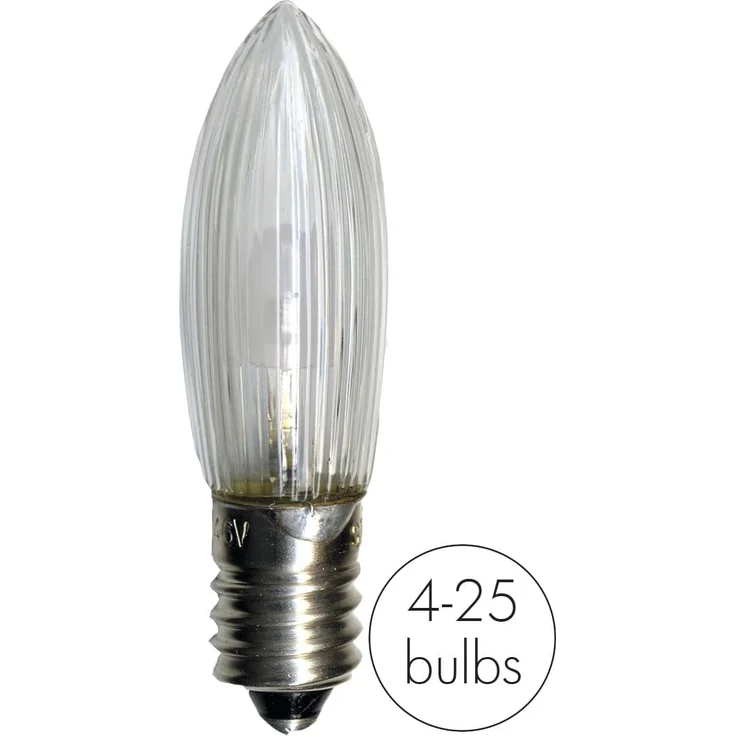 LED Ersatzleuchtmittel für Baumkerzen - warmweiß, 3 Stück – Bild 4