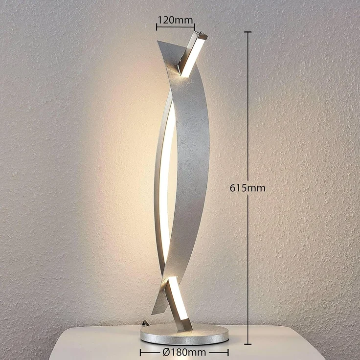 Lucande Tischleuchte Marija, Enthalten, LED 10 W gesamt, warmweiß – Bild 6