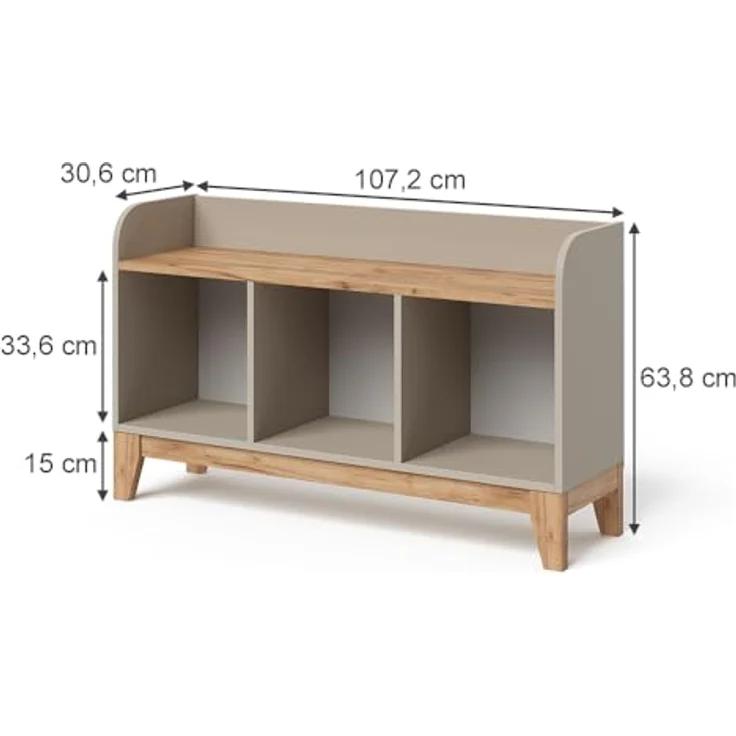 Vitalispa Kindersitzbank Cashmere 107.2 x 63.8 cm, Malia – Bild 4