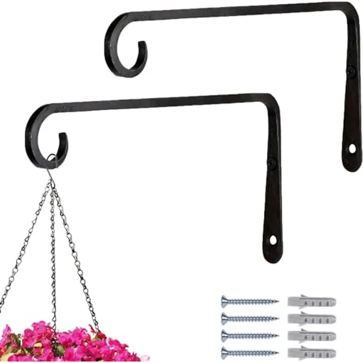 Marrakesch Orient & Mediterran Interior Wandhaken 2er Set Wandhaken fuer Blumenampel Laternenhaken Mapos, (2-St), Handarbeit – Bild 7