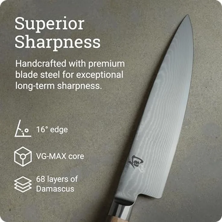 KAI Kochmesser 8" (20,0 cm) Shun Classic White DM-0706W – Bild 3