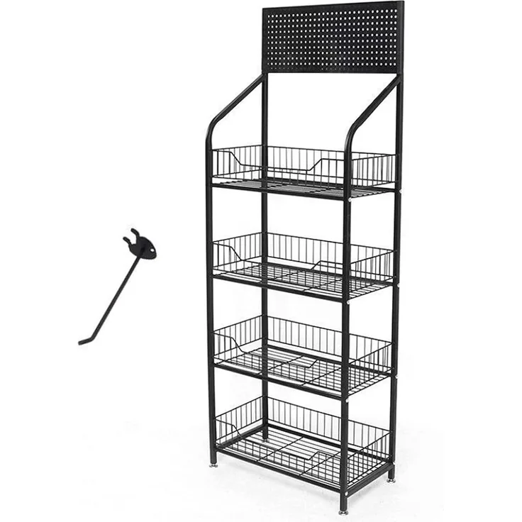 BAYLI Mehrzweckregal Ladenregale Einzelhandel - 140x50x27 cm Supermarktregale - Ladeneinric