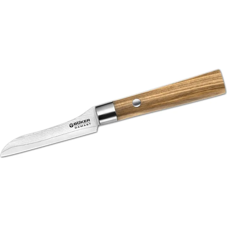Böker DAMAST OLIVE Gemüsemesser Messer 8. 5cm, 130438DAM