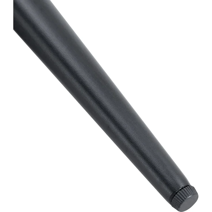Esstisch-Set 76x100x100 cm in Braun/Schwarz mit Glasintarsie und 2 PU-Polsterstühlen – Bild 10
