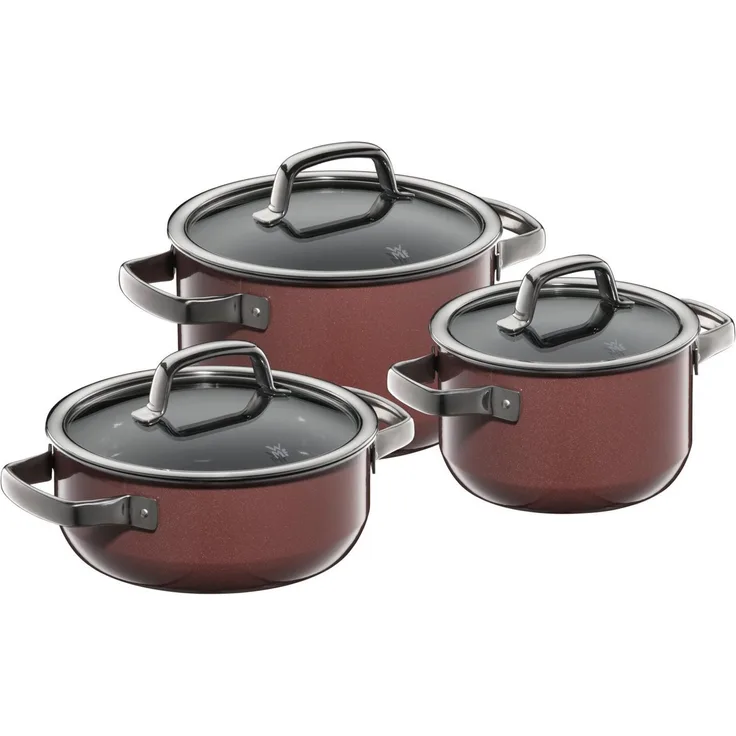 WMF WMF Fusiontec Mineral Topf-Set 3-teilig, Rose Quartz 3201112825