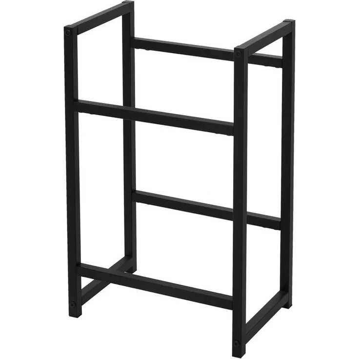 ML-DESIGN Standregal Getränkekistenregal Kistenhalter Kistenregal Getränkeregal für Kisten, 1-tlg, Kastenständer für 2 Kisten stabiles Standregal freistehend Stahl – Bild 1