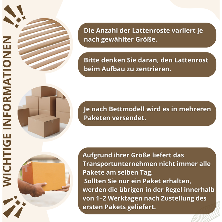 Crazy Pine 'Crazy Folly' Hausbett mit hohem Rausfallschutz, Holz natur, 90x190 cm – Bild 5