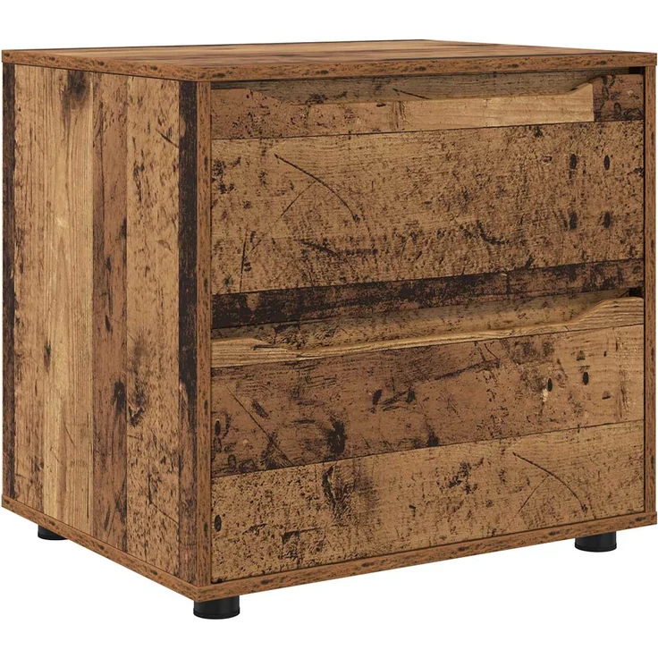 vidaXL Aufbewahrungsschrank 60 x 48 x 57 cm Holzwerkstoff Altholz 888835 – Bild 2