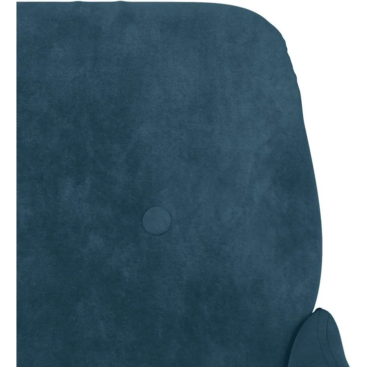 Sessel wohnzimmer, Relaxsessel Blau 62x79x79 cm Samt – Bild 6