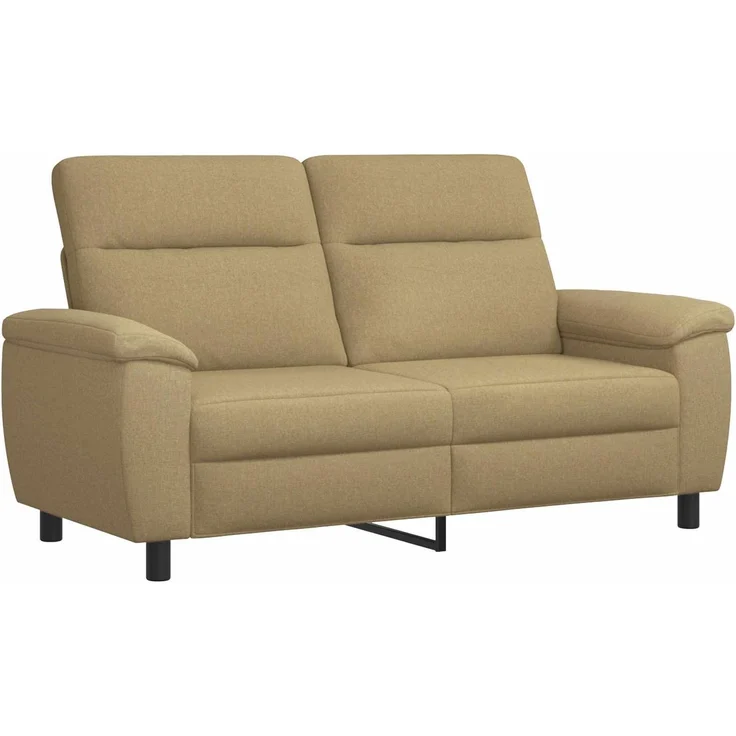 vidaXL Sofa Hellbraun 178 x 90 x 95 cm Stoff 42040959 – Bild 2