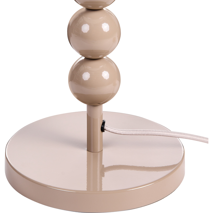 Tischlampe LOKY Metall Beige – Bild 5