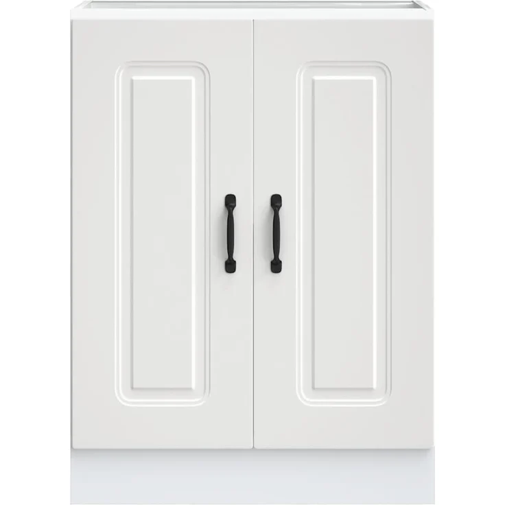vidaXL Spülenunterschrank Kalmar Weiß 60x46x81,5 cm Holzwerkstoff 853437 – Bild 3