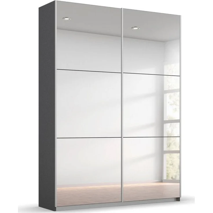 rauch Schwebetürenschrank Kleiderschrank Schrank Garderobe REFLECT inkl. praktischer Innenausstattung mit 2 Stoffboxen MADE IN GERMANY – Bild 4