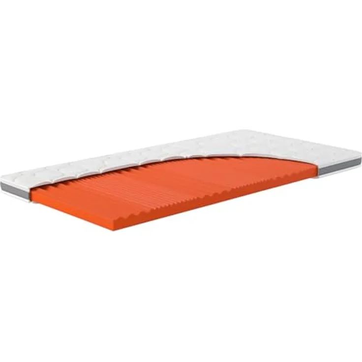 Schwarzwald Schlafsysteme Hn8 Topper "Top Dynamic C", 90 x 200 cm, 7-Zonen-Komfortschaum, Tencel-Bezug, ca. 7 cm Höhe, allergikergeeignet