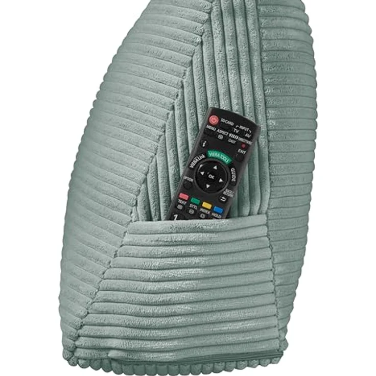 XDREAM Rückenkissen ergonomisches Keilkissen für Bett und Sofa, 1-tlg, als Kopfkissen oder Venenkissen verwendbar, mit praktischem Seitenfach – Bild 4