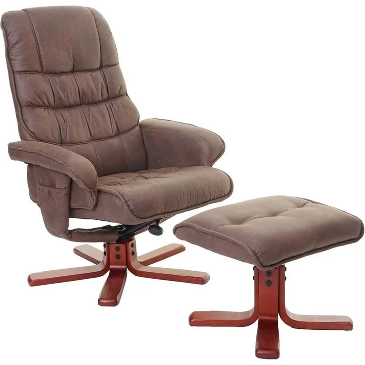 MCW Relaxsessel MCW-E30, 360° drehbar, Sessel durch Gewichtsverlagerung neigbar, inkl. Taschen – Bild 1