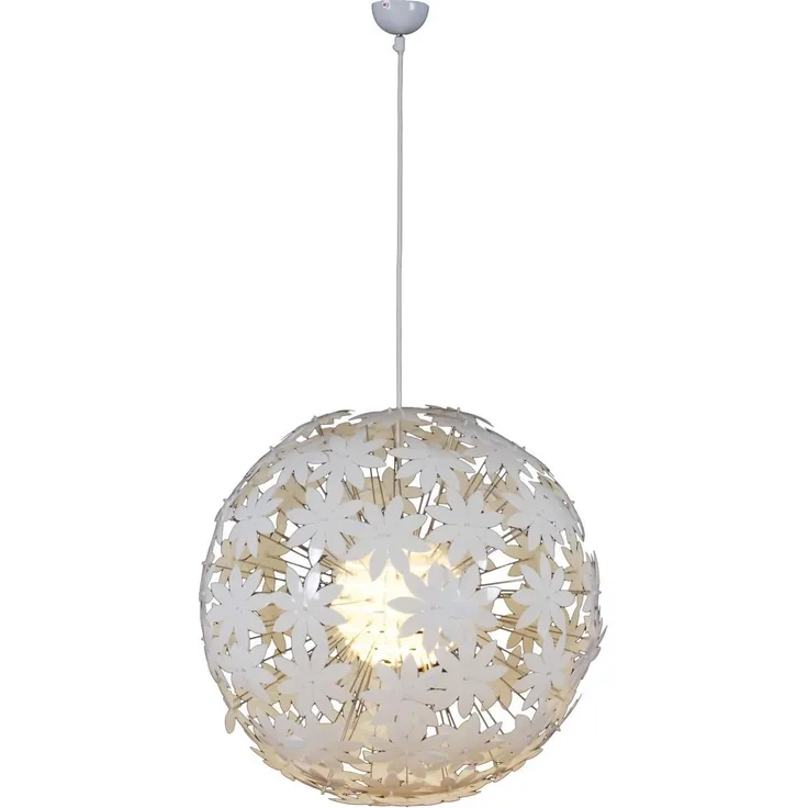 Hängeleuchte Kugelblüte weiß Näve Flowery Meadow 55cm E27