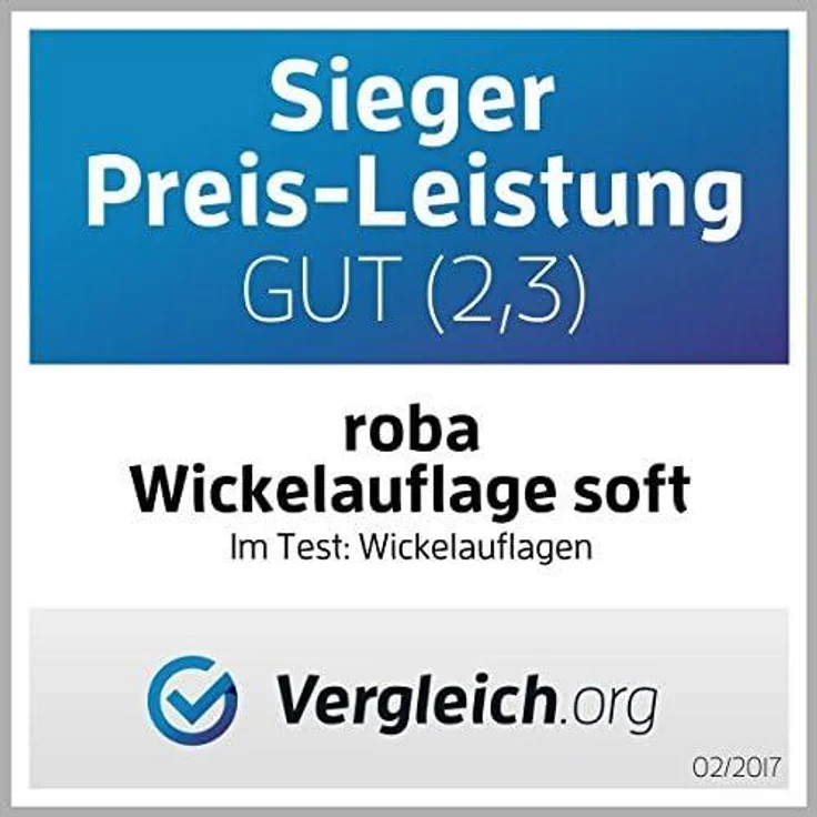 roba Wickelauflage 'Jumbotwins', weiche Wickelunterlage 85x75cm, Wickeltischauflage PU beschichtet – Bild 7