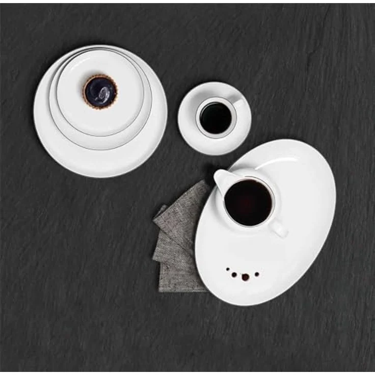 Espresso-Obertasse 0,09 l Lido Black Line Seltmann Weiden Espressotasse - MikrowelleBackofen geeignet, Spülmaschinenfest – Bild 2