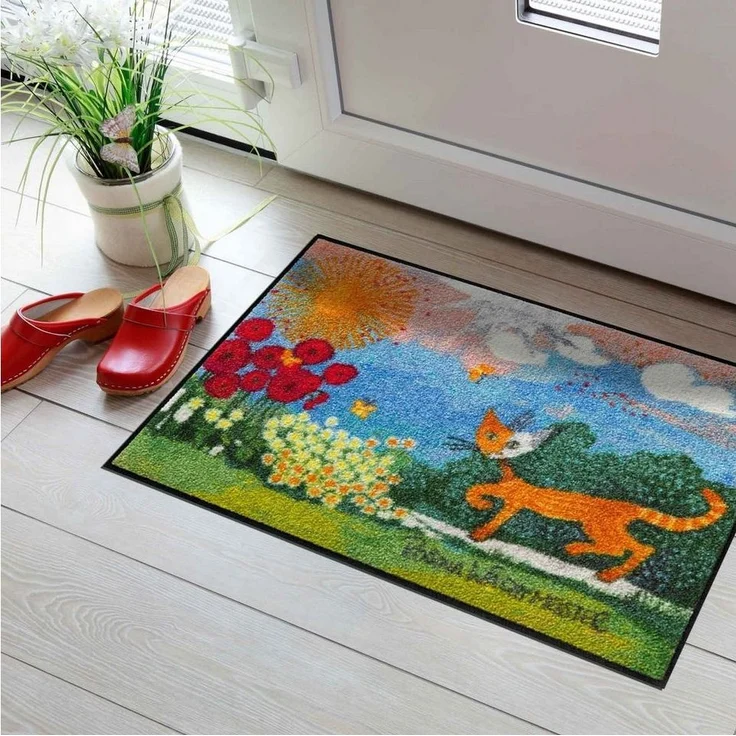 Salonloewe Fußmatte Fußmatte 50x75 Rosina Wachtmeister Daisies, Eingangsmatte normal, Höhe: 500 mm – Bild 2