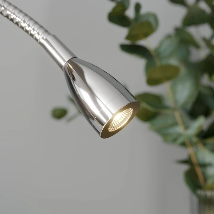 Lindby Tischleuchte Benjiro, 1 x 60 W E27 (exkl) + 1 x 3 W LED (inkl), warmweiß – Bild 9